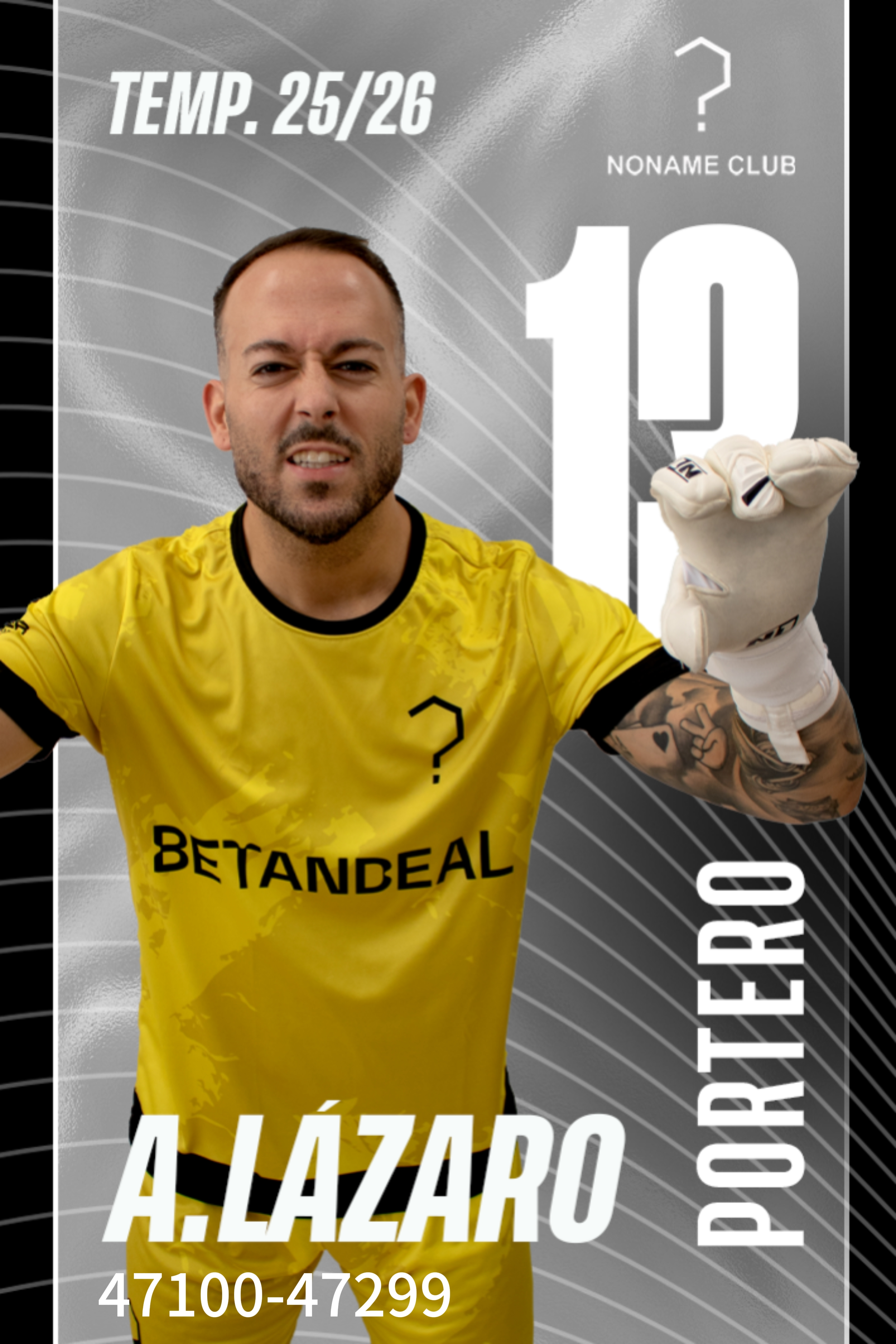 ÁNGEL LÁZARO · Portero