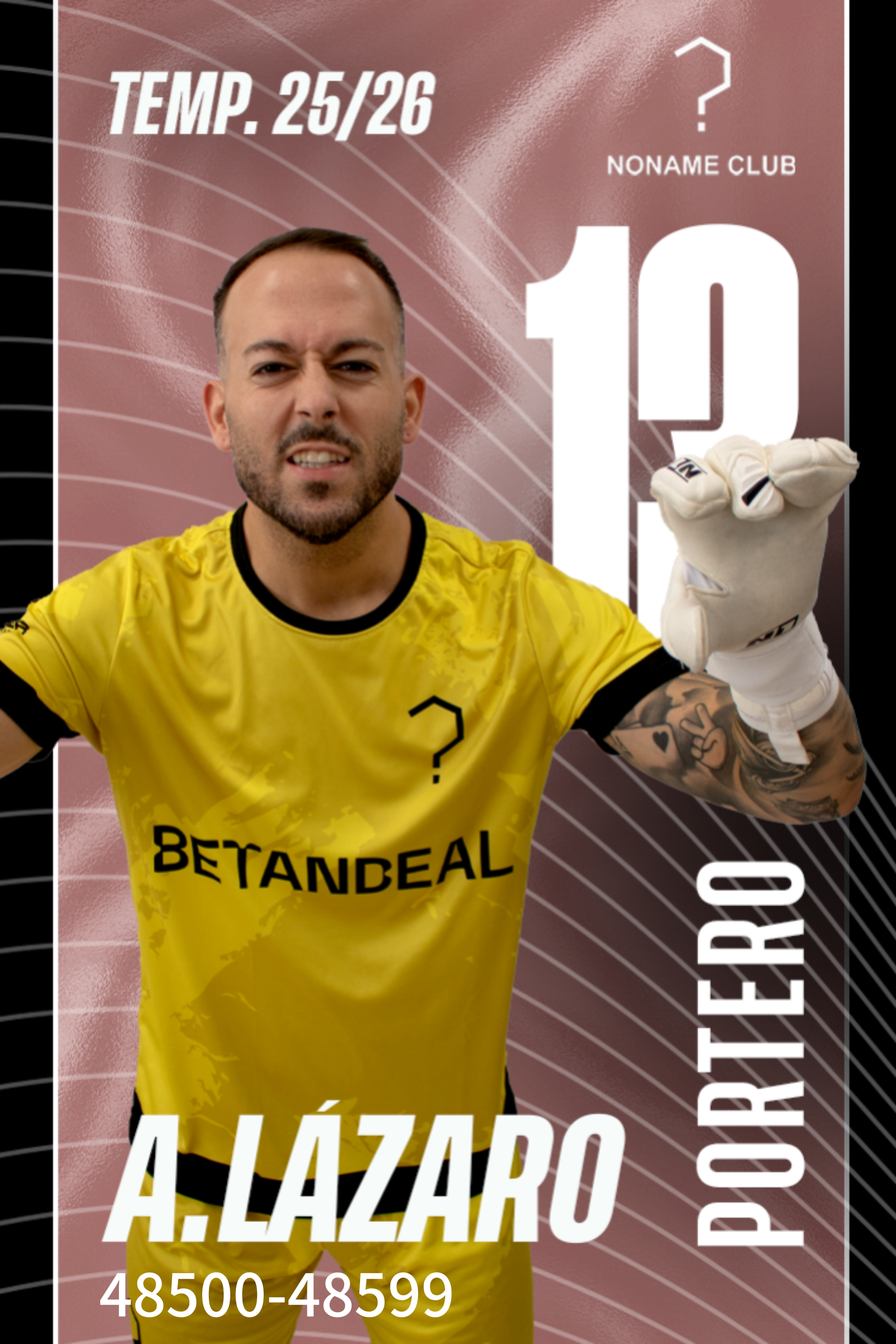 ÁNGEL LÁZARO · Portero